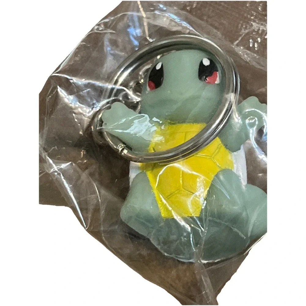 Kellogg's Cereal Squirtle Squishy Keychain Sasco Factory Sealed 1999 Pokémon Inc